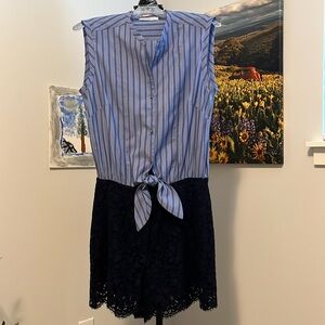 Sandro mixed Media Jumpsuit